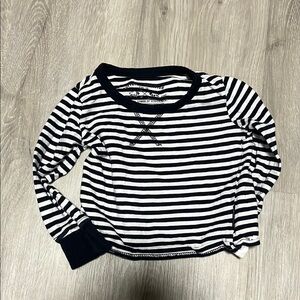 Striped Black and White Kids Shirt